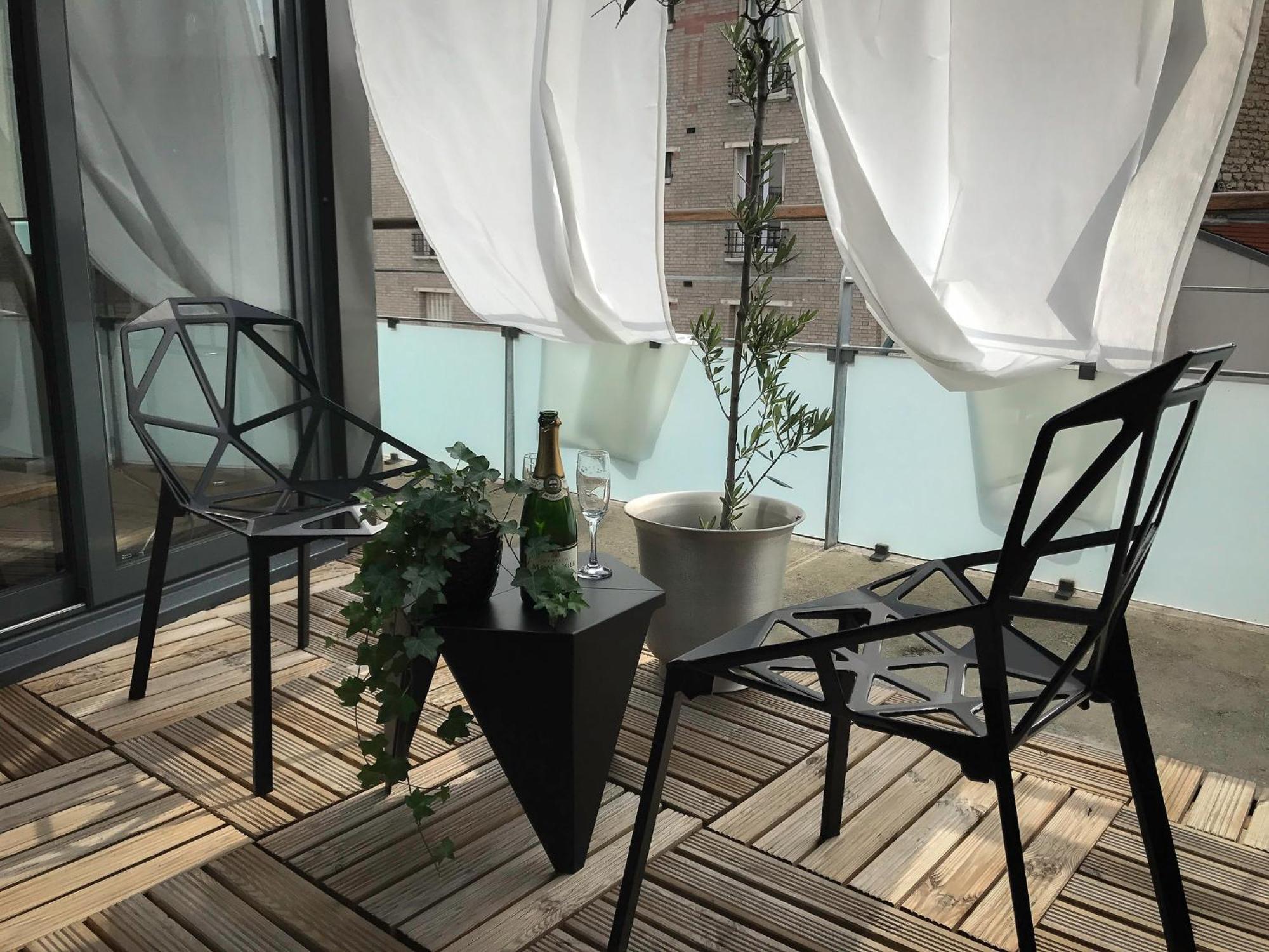 Beautiful Loft 130M2 Sun And Free Parking Ok 1M95 Apartment La Garenne-Colombes Exterior foto